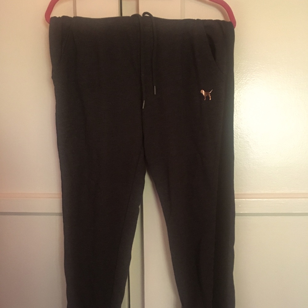 Victoria Secret Pink grey joggers size large